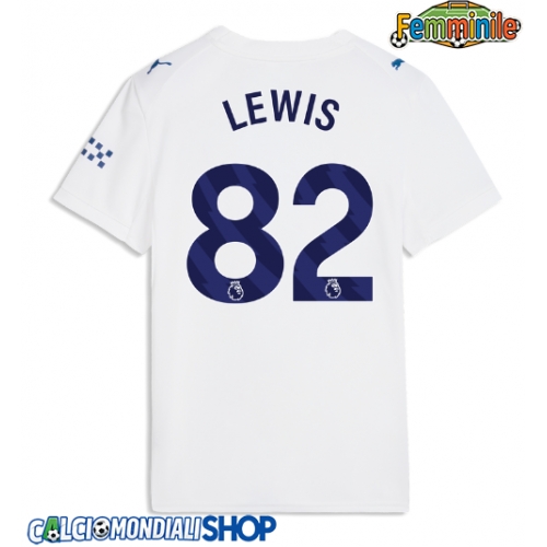 Maglie da calcio Manchester City Rico Lewis #82 Terza Maglia Femminile 2026-27 Manica Corta